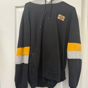 Star Wars Black Hoodie with Yellow and Gray Accents